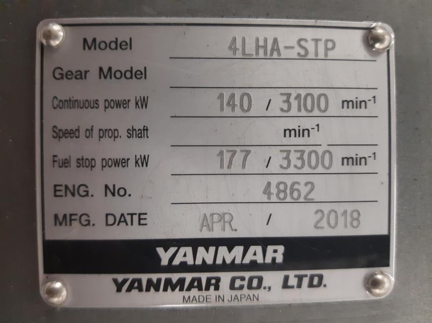 Brand New Yanmar Diesel Engine with New ZF