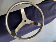 Marpac Stainless Steel Steering Wheel with Control Knob