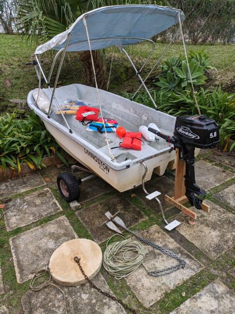 Livingstone 10.5 ft with Berkley 5.8 hp