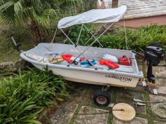 Livingstone 10.5 ft with Berkley 5.8 hp