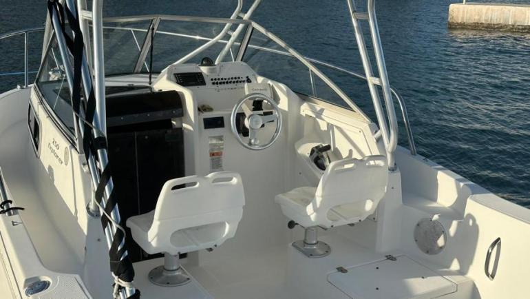 25 Foot cuddy cabin with hardtop and 225hp outboard
