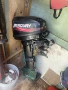 15 HP Mercury Long Shaft outboard engine for sale