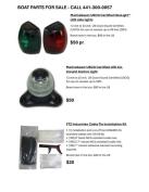 Electrical parts and tools. See List.