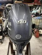 2019 Used Yamaha 90 HP 4-Stroke Outboard Motor Engine