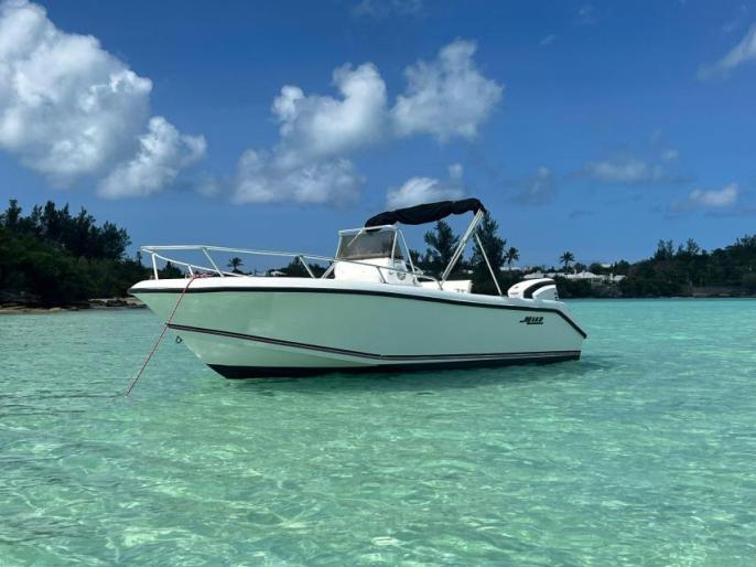 19.5' Mako center console, Evinrude with 195 hours