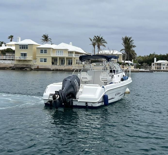 SOLD - Cobia Cuddy Cabin with Yamaha Power