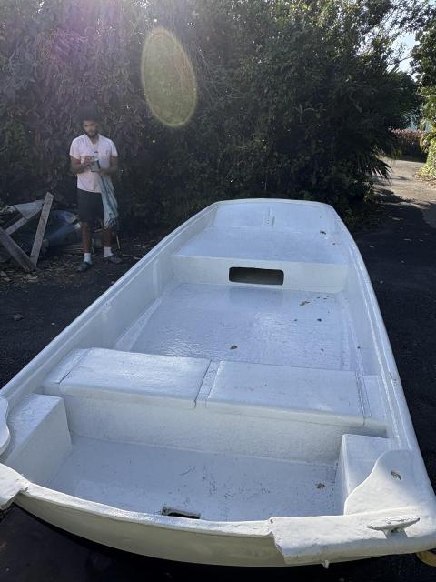 13ft skiff -New Awlgrip Spray Job