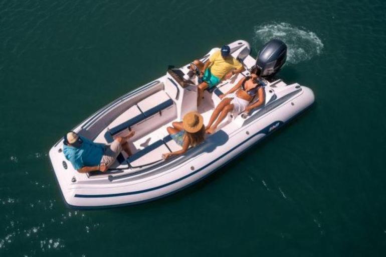 17ft Inflatable 115 HP Yamaha with Jet Dock