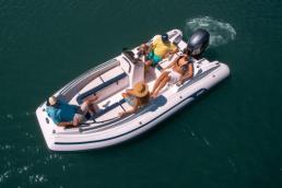 17ft Inflatable 115 HP Yamaha with Jet Dock