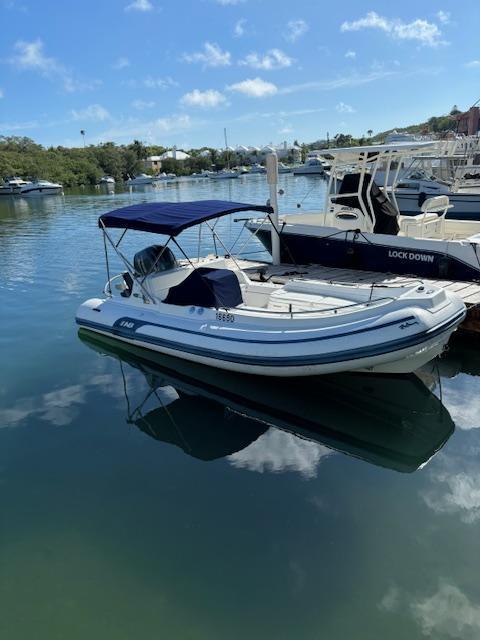 17ft Inflatable 115 HP Yamaha with Jet Dock