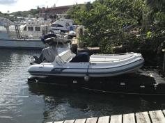 17ft Inflatable 115 HP Yamaha with Jet Dock
