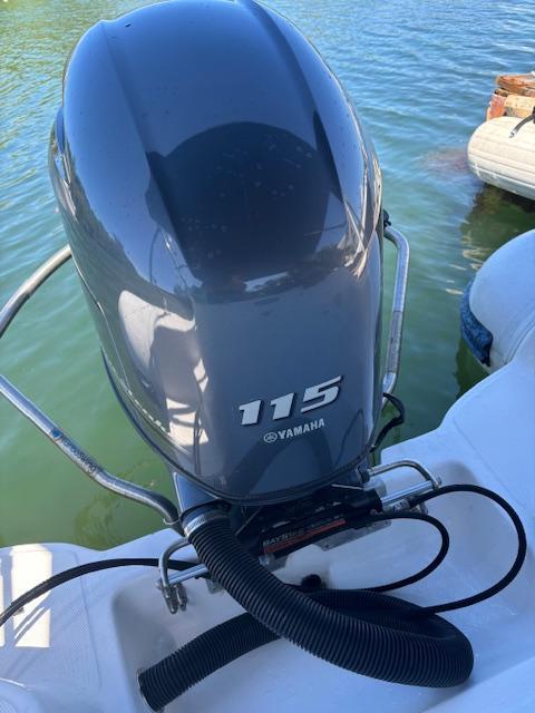 17ft Inflatable 115 HP Yamaha with Jet Dock