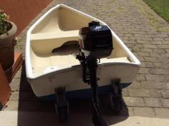 7’6” Punt with 2.5 hp Mercury—-SOLD