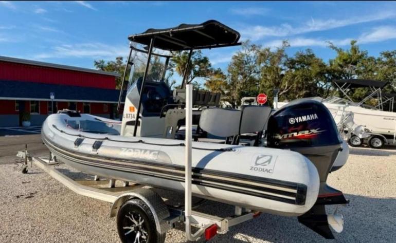 2019 Zodiac  Yamaha 115hp vmax 274hrs