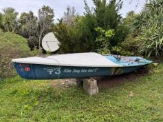 505 dinghy adapted for Round the Island Seagull Race