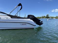 18' Boston Whaler Ventura + Riddell's Bay Mooring